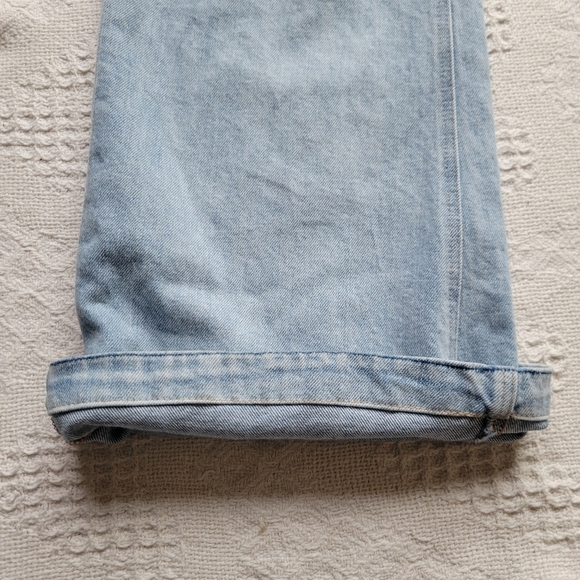 PAIGE Light Blue Flare & Wide Leg Jeans - Picture 7 of 14